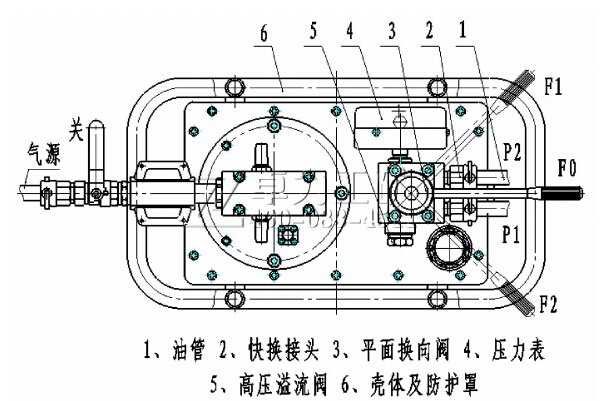 氣動泵結構圖